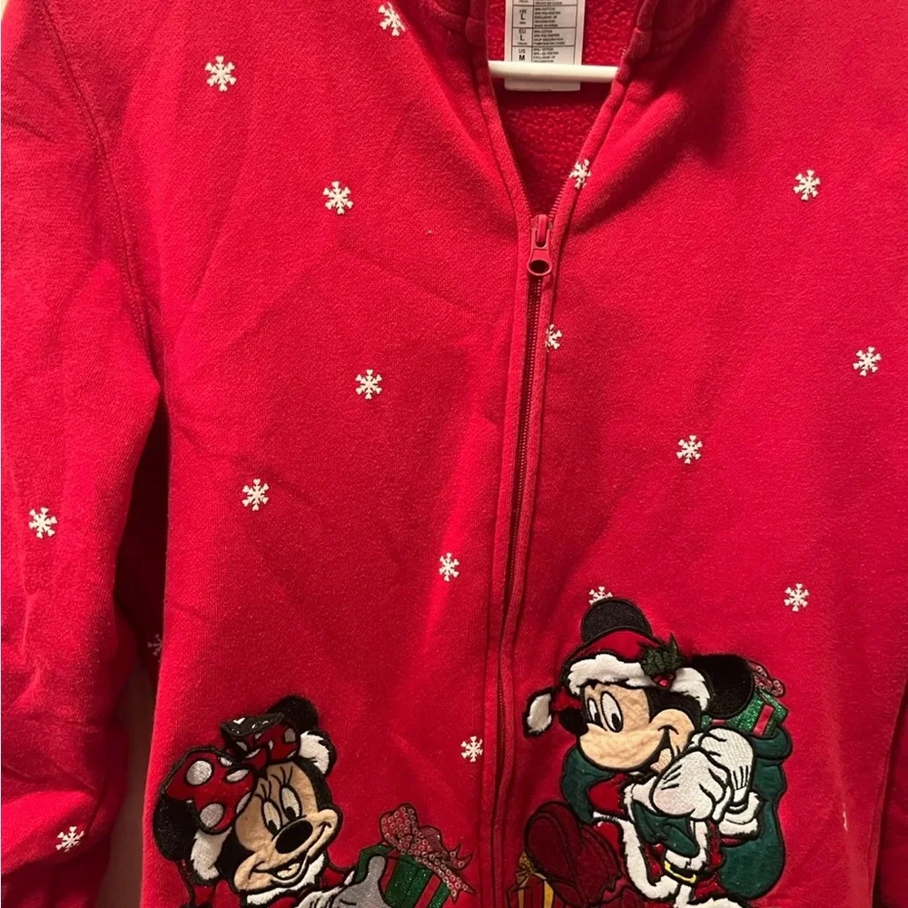 Disney parks Christmas zip up